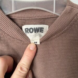 2T Rowe waffle crewneck